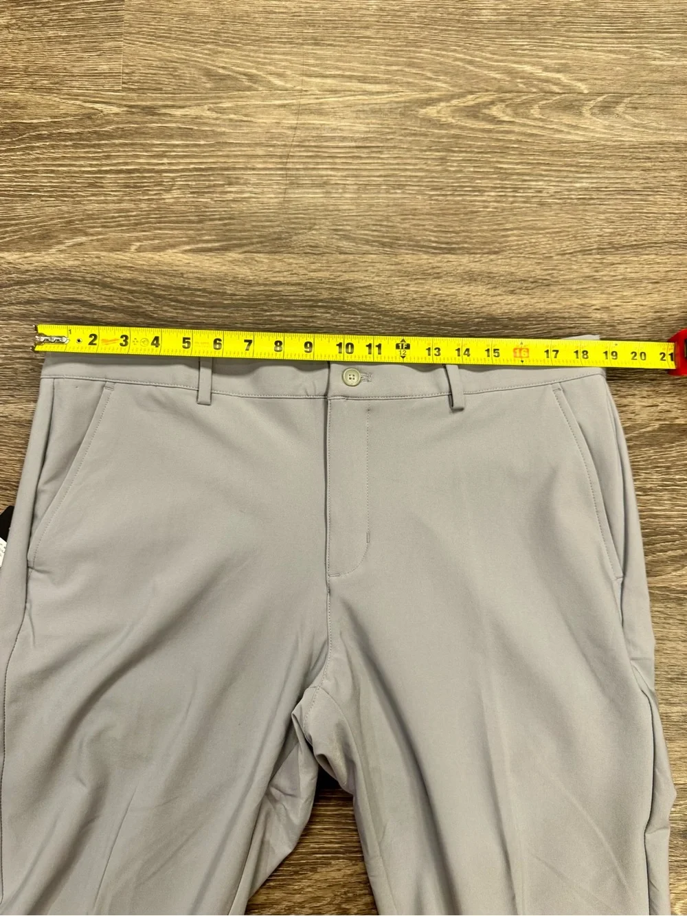 NWT Greg Norman 4-Way Stretch Tech Golf Pants Steel Gray 36x30